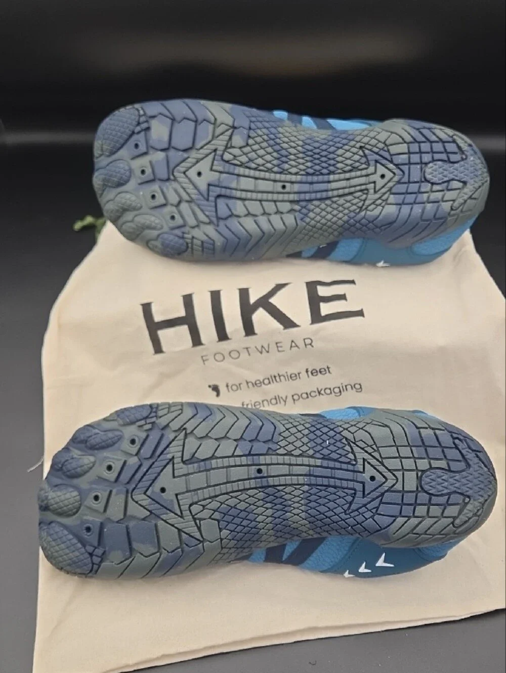 Hike Footwear Caspian Blue Unisex Barefoot Womens 10 10.5 Mens 8 8.5 Euro 41